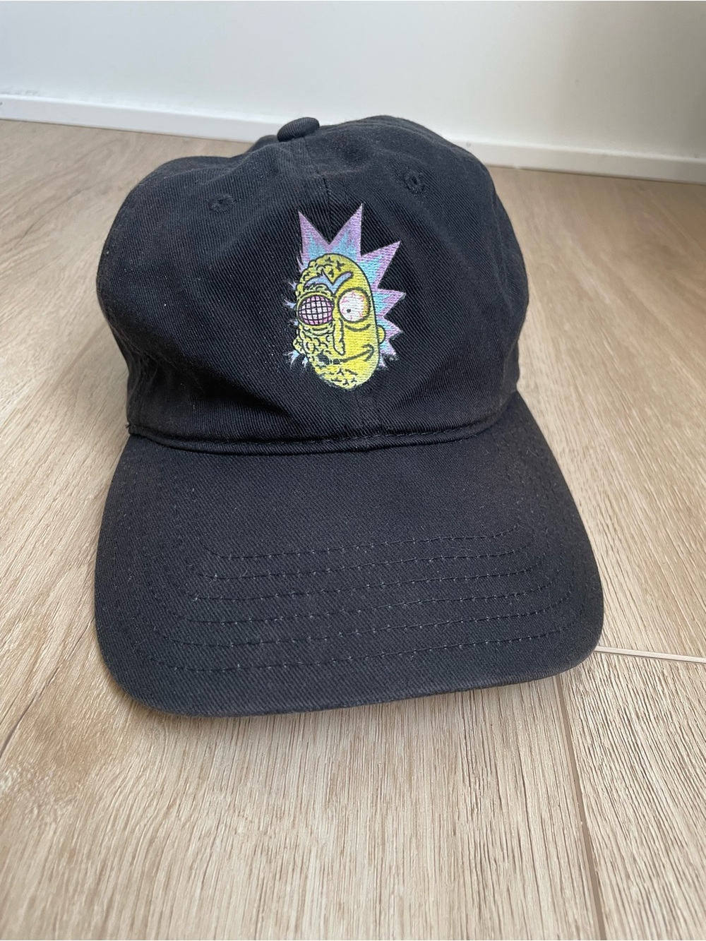 Rick and Morty Adjustable Black Baseball Cap